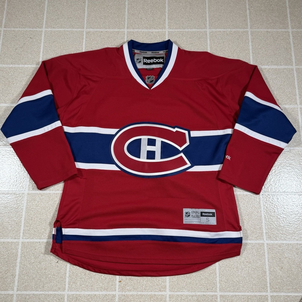 Vintage Montreal Canadiens Reebok Premier NHL hockey jersey Size Small